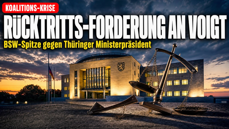 Beben in Erfurt: BSW-Spitze fordert Voigts Rücktritt sofort!