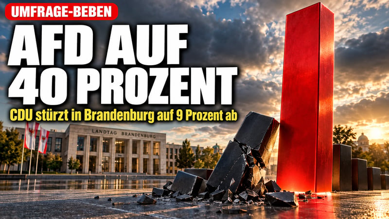 Beben in Potsdam: AfD knackt 40 Prozent, CDU stĂŒrzt ins Einstellige!