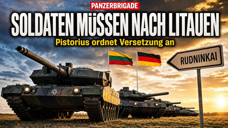Befehl statt Freiwilligkeit: Hunderte Soldaten müssen nach Litauen!