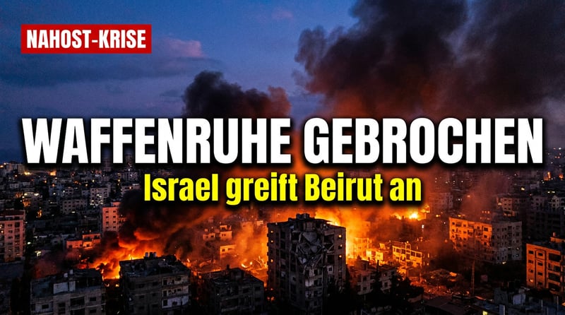 Beirut wieder unter Beschuss: Israel bricht Waffenruhe und liquidiert Hisbollah-Kommandeur