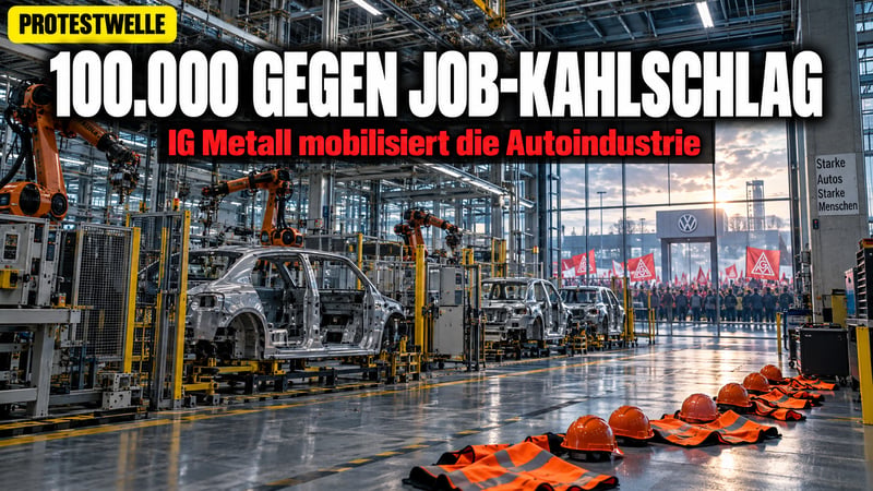 „Beispielloser Angriff“: 100.000 Metaller gegen den Job-Kahlschlag