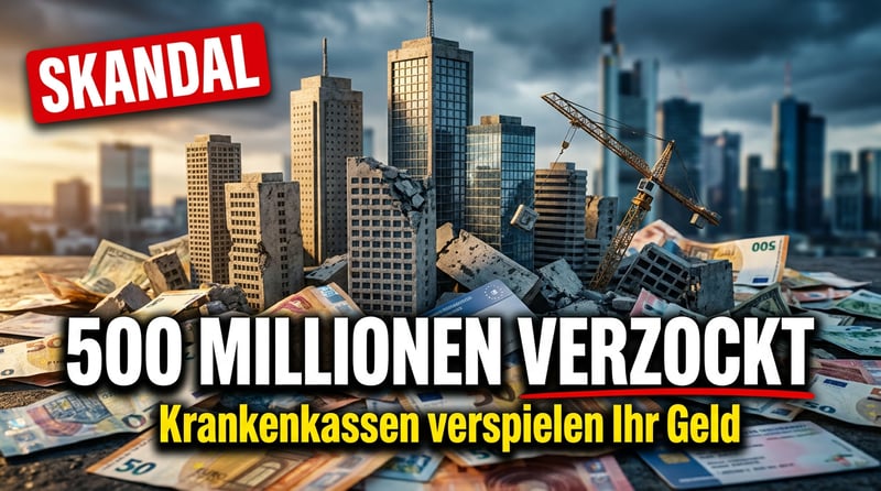 Beitragsgelder verzockt: Wie Krankenkassen bis zu 500 Millionen Euro in Immobilien-Fonds verbrannten