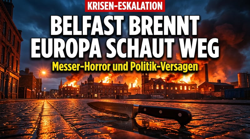 Belfast brennt â und Europas Eliten starren auf das Video statt auf die Klinge