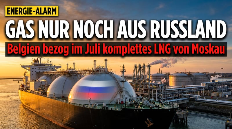 Belgiens Gas-Offenbarung: Im Juli kam jede LNG-Ladung aus Russland