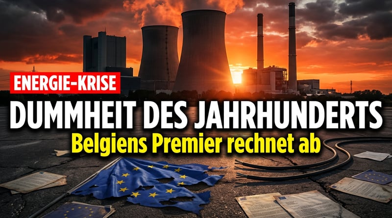 Belgiens Regierungschef rechnet mit Europas Energie-Irrweg ab: „Dummheit des Jahrhunderts"
