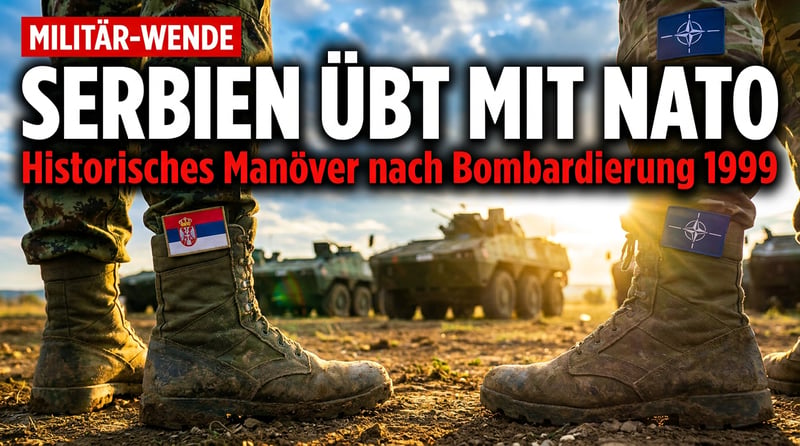 Belgrad marschiert mit der NATO: Eine politische Kehrtwende mit bitterem Beigeschmack