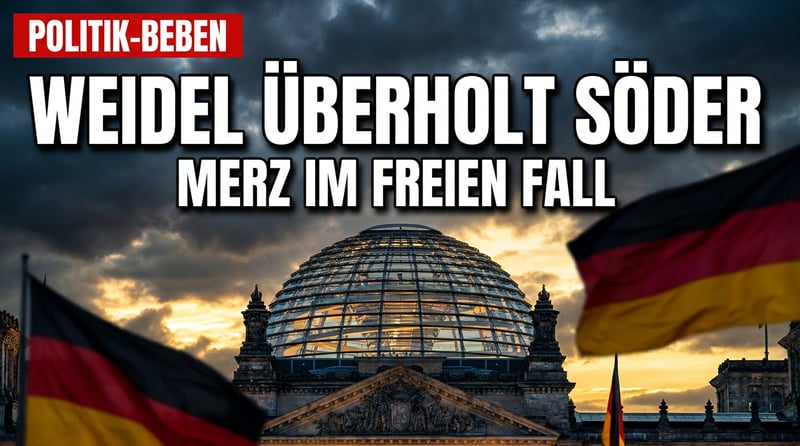 Beliebtheits-Beben in Berlin: Weidel überholt Söder und Dobrindt – Merz im freien Fall