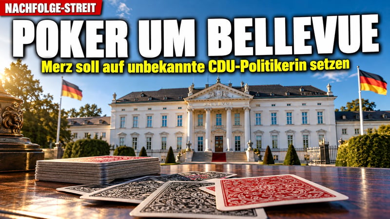 Bellevue-Poker: Setzt Merz auf eine Frau, die kaum jemand kennt?