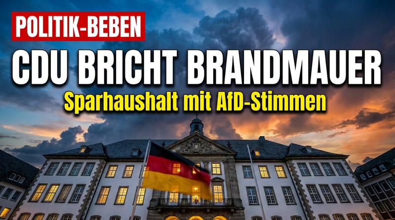 Bergisch Gladbach: CDU setzt Sparhaushalt mit AfD-Stimmen durch – Grüne und SPD hyperventilieren