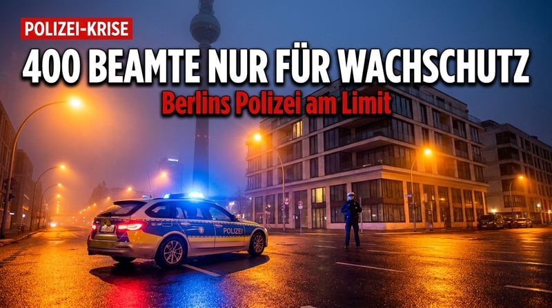 Berlin am Limit: Wenn die Polizei nur noch Wache schiebt, statt Verbrecher zu jagen