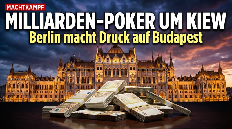 Berlin drängt Budapest: Milliarden für Kiew sollen nach Orbáns Sturz sofort fließen