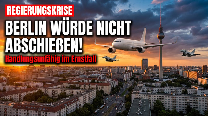 Berlin im Ernstfall handlungsunfähig: Bundesregierung würde gekapertes Flugzeug nicht abschießen