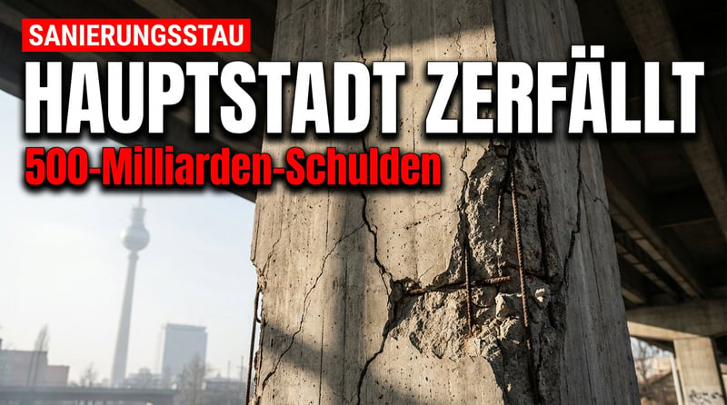 Berlin im Sanierungssumpf: Die Hauptstadt zerbröselt unter rot-grünem Erbe