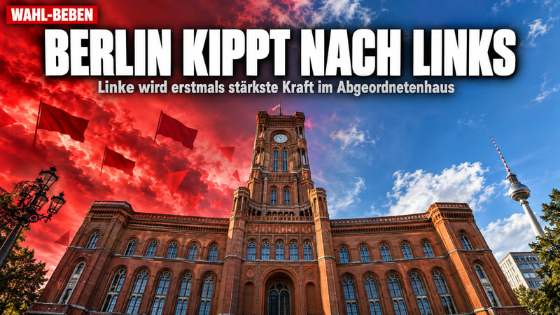 Berlin kippt nach links: Wer die Hauptstadt jetzt regieren könnte
