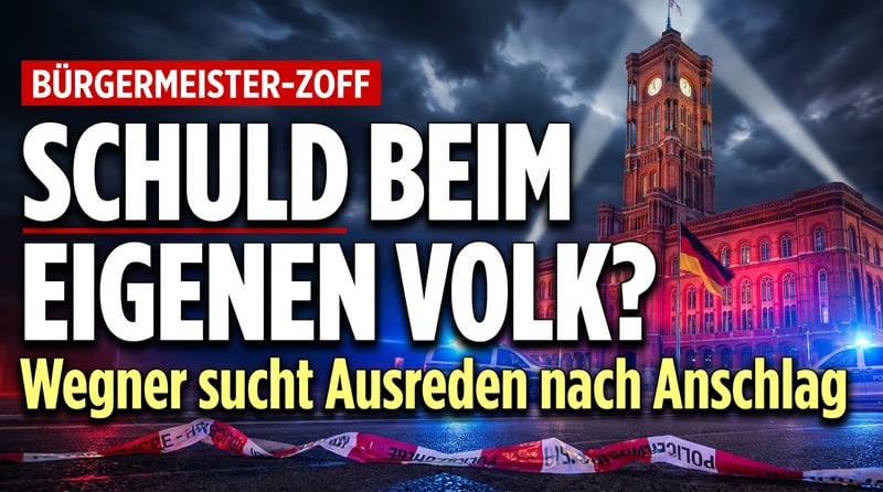 Berlin nach dem Anschlag: Wenn der Bürgermeister die Schuld beim eigenen Volk sucht