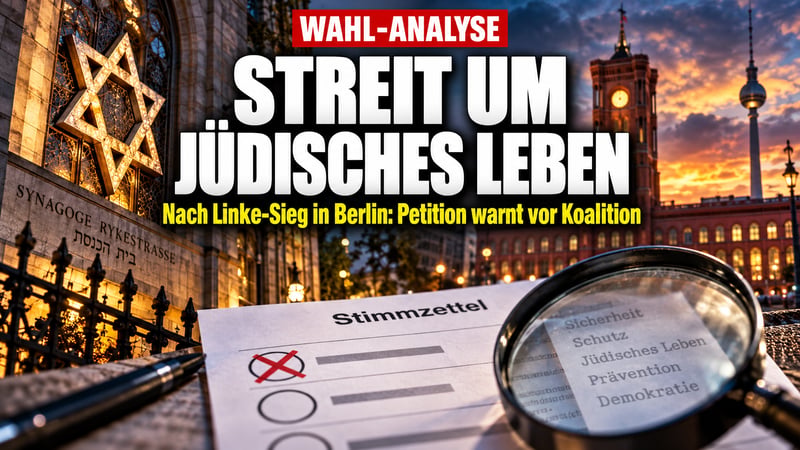 Berlin nach dem Linke-Sieg: Wie sicher ist jüdisches Leben noch?