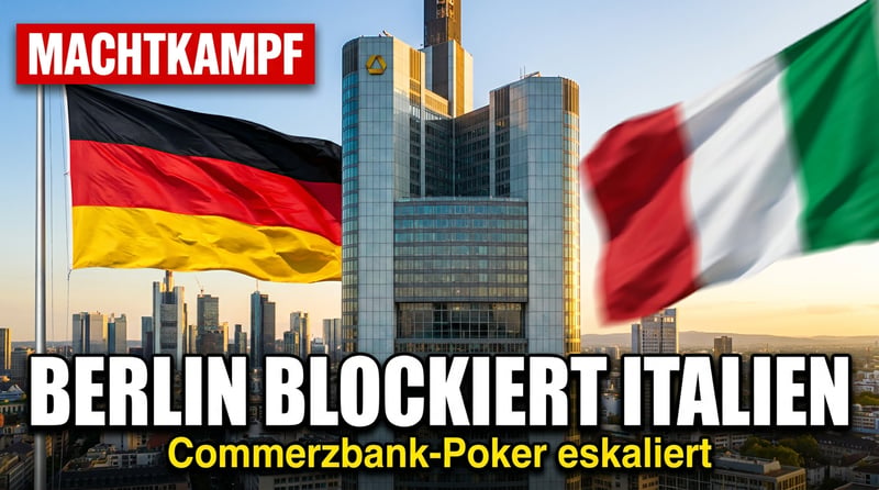 Berlin spielt plötzlich Verteidiger: Wie der Bund die Commerzbank vor den Italienern abschirmt