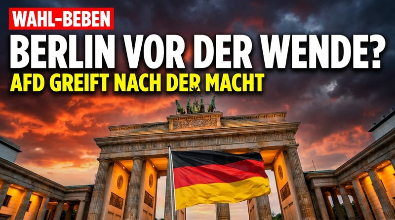 Berlin vor der Wende? AfD greift nach der Macht in der Hauptstadt