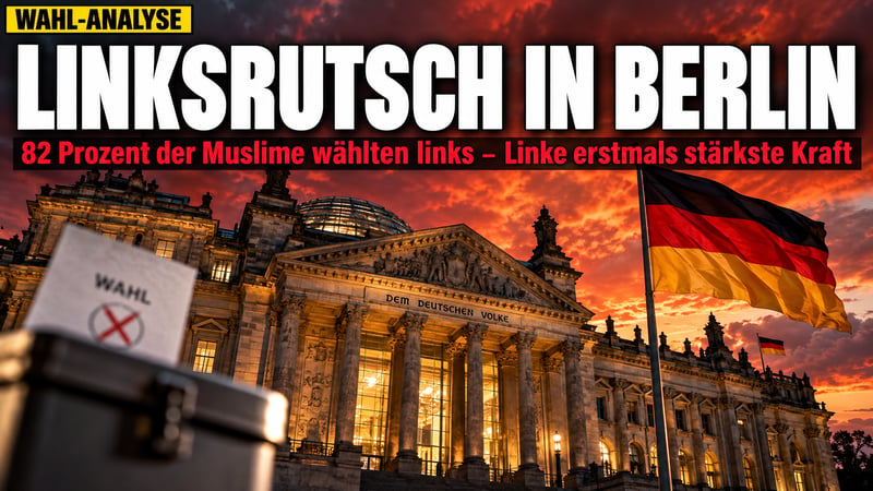 Berlin-Wahl: 82 Prozent der Muslime stimmten fĂĽr linke Parteien