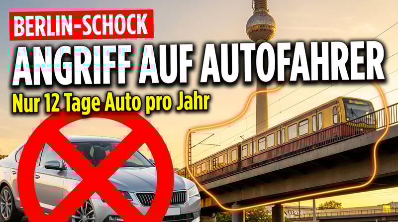 Berliner Autofeinde starten Angriff auf individuelle Mobilität
