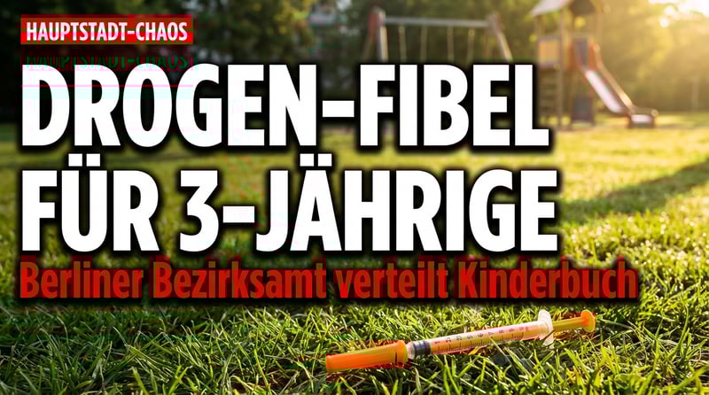 Berliner Bezirksamt verteilt Drogen-Fibel an Dreijährige – und nennt es „Kinderbuch"