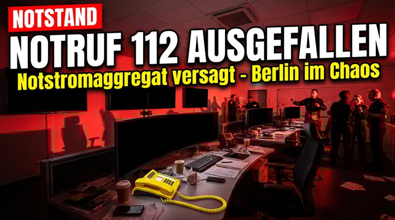 Berliner Feuerwehr im Chaos: Notstromaggregat versagt – Notruf 112 zeitweise nicht erreichbar