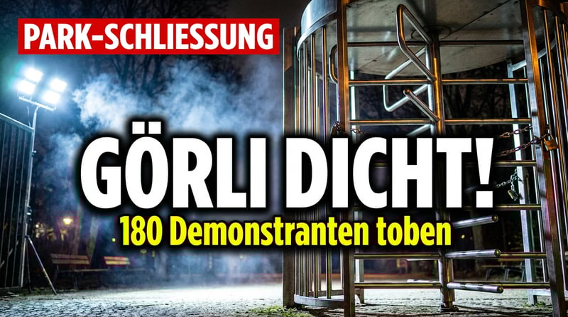 Berliner Görlitzer Park erstmals nachts verriegelt – und die Linke tobt