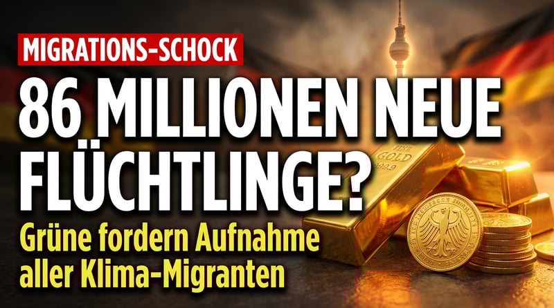 Berliner Grüne wollen 86 Millionen „Klimaflüchtlinge" aufnehmen – der Wahnsinn kennt keine Grenzen