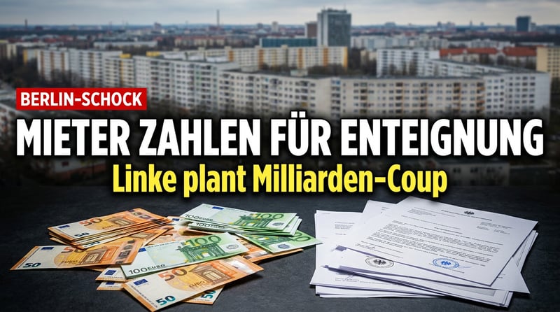 Berliner Linke träumt vom großen Enteignungs-Coup – Mieter sollen die Zeche zahlen