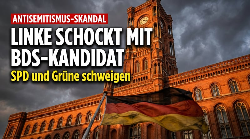 Berliner Linkspartei nominiert BDS-Anwalt für Bürgermeisteramt – SPD und Grüne schweigen vielsagend