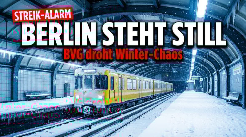Berliner Nahverkehr vor dem Kollaps: Gewerkschaften drohen mit Winterstreiks