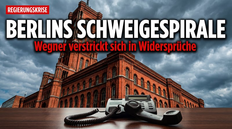 Berliner Polit-Posse: Wegners Schweigespirale wird zum Staatsversagen mit Ansage