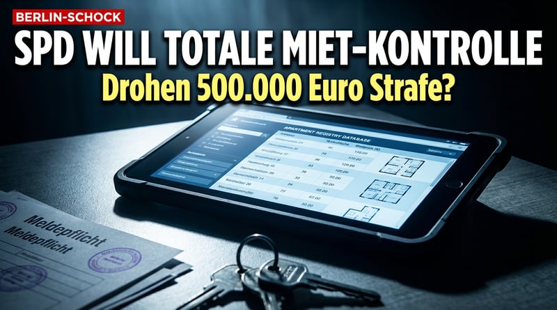 Berliner SPD plant Totalüberwachung des Wohnungsmarktes: Mietkataster und Zwangsvermietung an Obdachlose