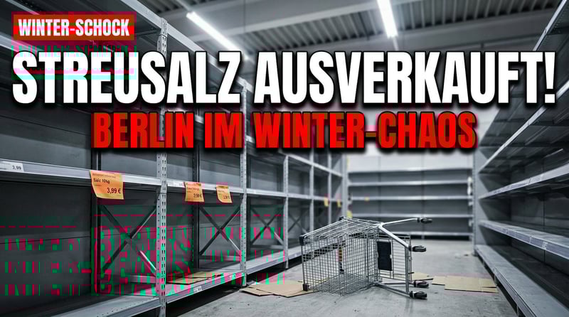 Berliner Streusalz-Chaos: Wenn grüne Ideologie auf die Realität trifft