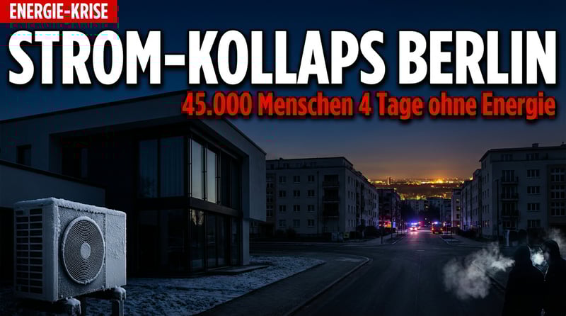Berliner Stromausfall entlarvt die fatale Schwachstelle der deutschen Energiewende
