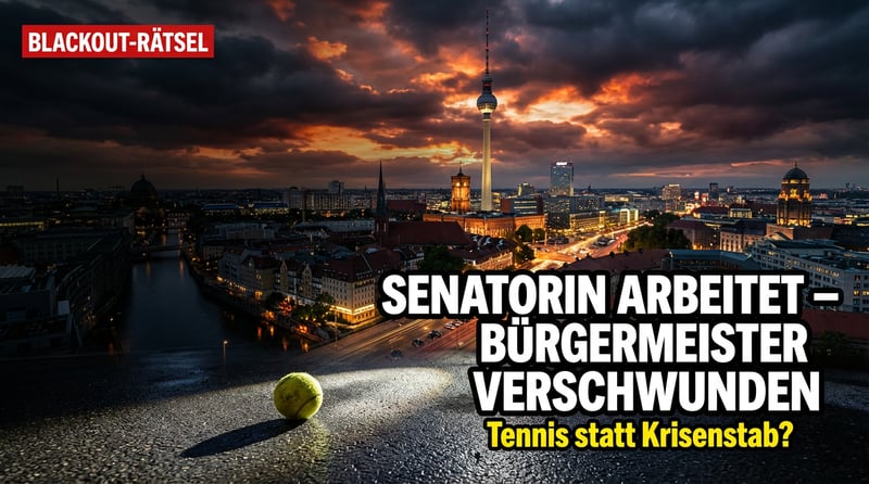 Berlins Blackout-Rätsel: Die Senatorin arbeitet – der Bürgermeister verschwindet im Nebel
