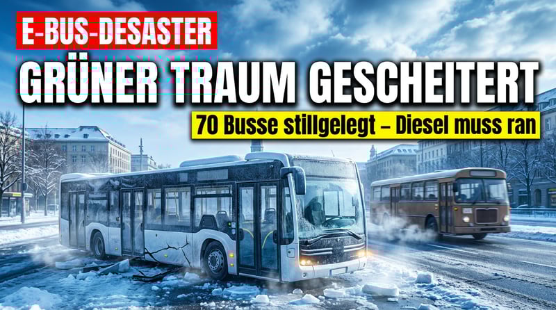 Berlins E-Bus-Desaster: Wenn grüne Träume an der Realität zerschellen