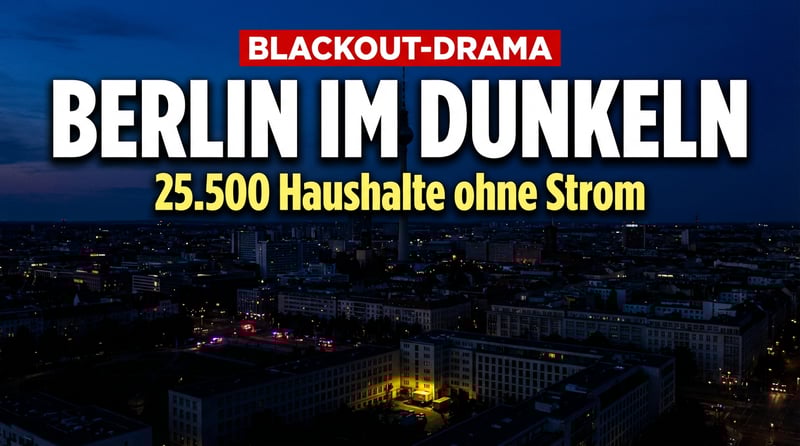 Berlins längster Stromausfall seit dem Zweiten Weltkrieg: Zehntausende Haushalte im Dunkeln