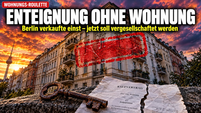 Berlins Wohnungs-Roulette: Erst verkauft, jetzt enteignet – wer zahlt?