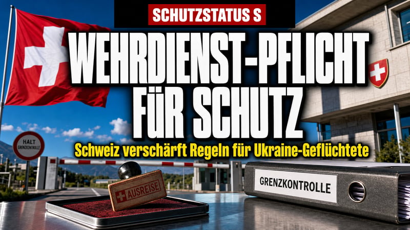 Bern zieht die Schraube an: Schutz fĂĽr Ukrainer nur noch mit Wehrdienst-Nachweis