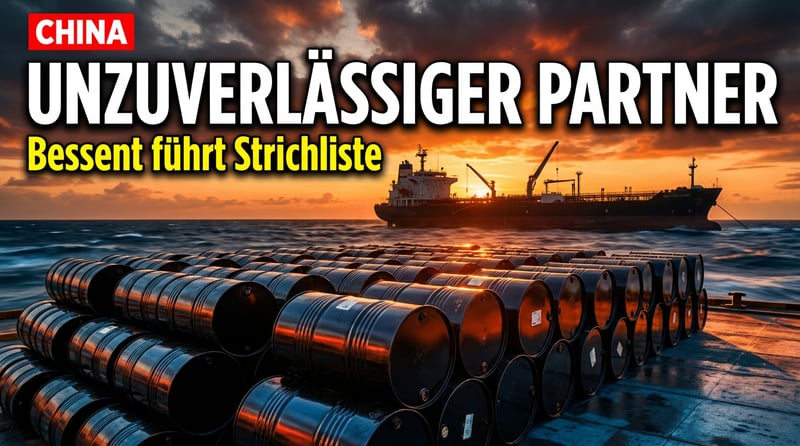 Bessent führt Strichliste: China zum dritten Mal als „unzuverlässiger Partner" entlarvt