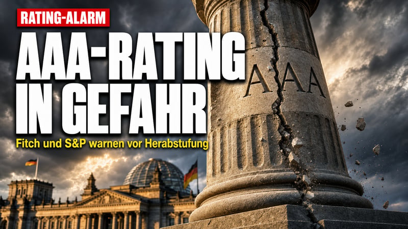 Bestnote wackelt: Deutschlands AAA-Rating wird zur Milliardenwette