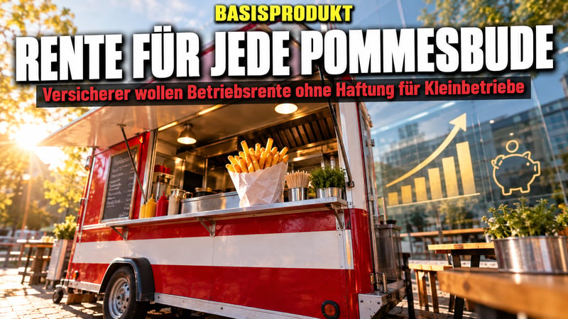 Betriebsrente für die Pommesbude: Versicherer greifen nach Kleinbetrieben