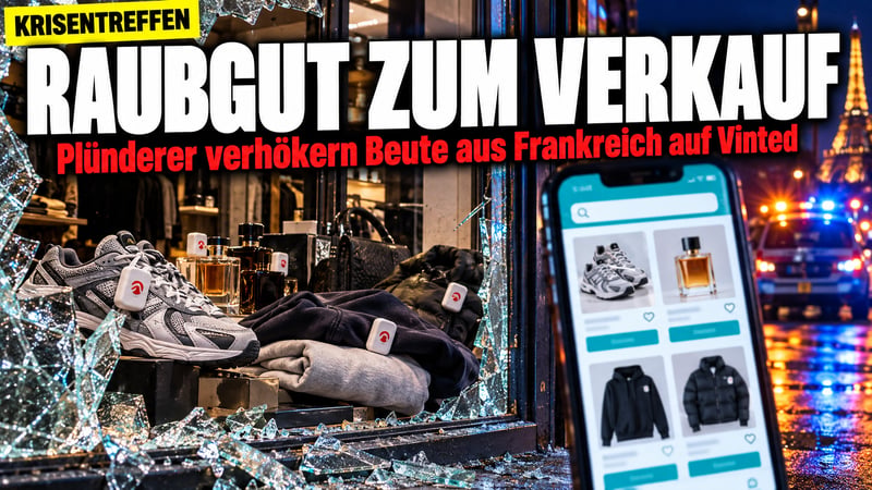 Beute im Online-Shop: Plünderer verhökern Raubgut auf Vinted!