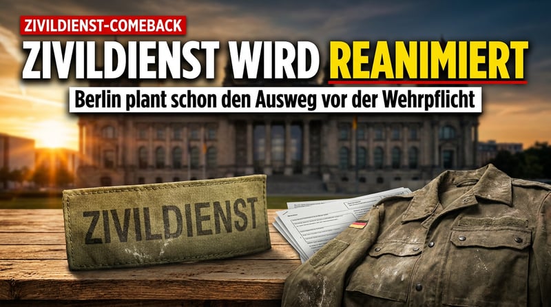 Bevor die Wehrpflicht kommt, plant Berlin schon den Ausweg: Der Zivildienst wird reanimiert