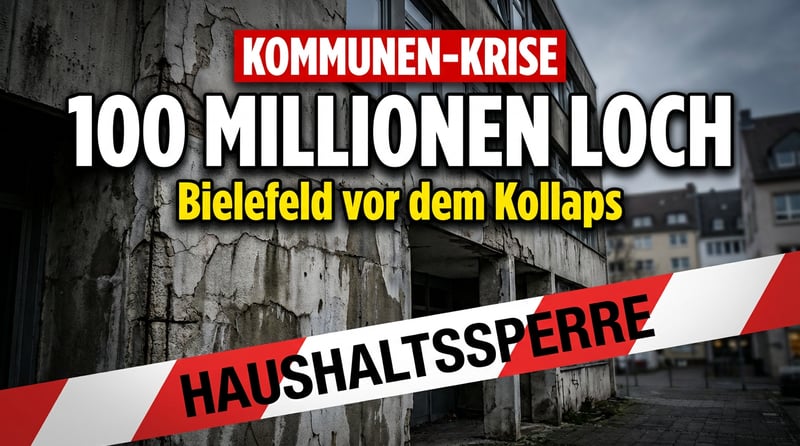 Bielefeld am Abgrund: 100-Millionen-Loch offenbart das Versagen deutscher Kommunalpolitik