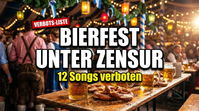 Bierfest unter Tugendwächter-Aufsicht: Erlanger Gleichstellungsstelle erstellt Song-Verbotsliste