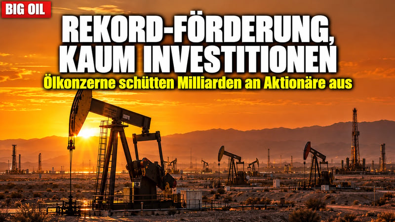 Big Oil kassiert ab: Rekordförderung bei halbierten Investitionen