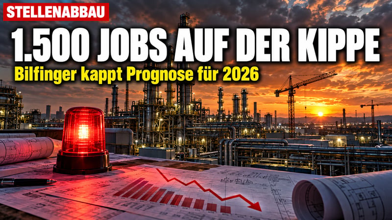 Bilfinger stoppt die Prognose: Bis zu 1.500 Jobs auf der Kippe