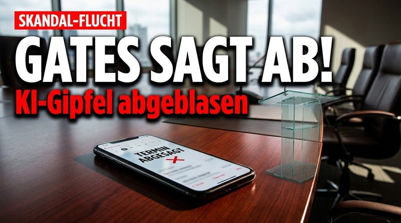 Bill Gates flüchtet vor dem Epstein-Skandal: Absage bei KI-Gipfel in Indien